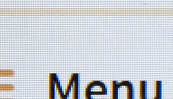 Menu 'burger' de site internet