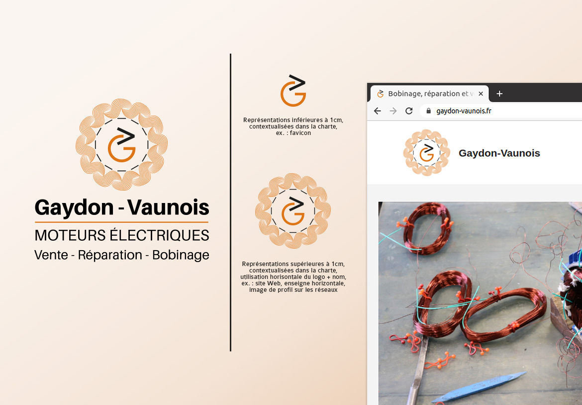 Le logo de Gaydon-Vaunois et ses variantes