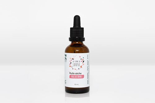 Photographie packshot huile de la ferme de Louise