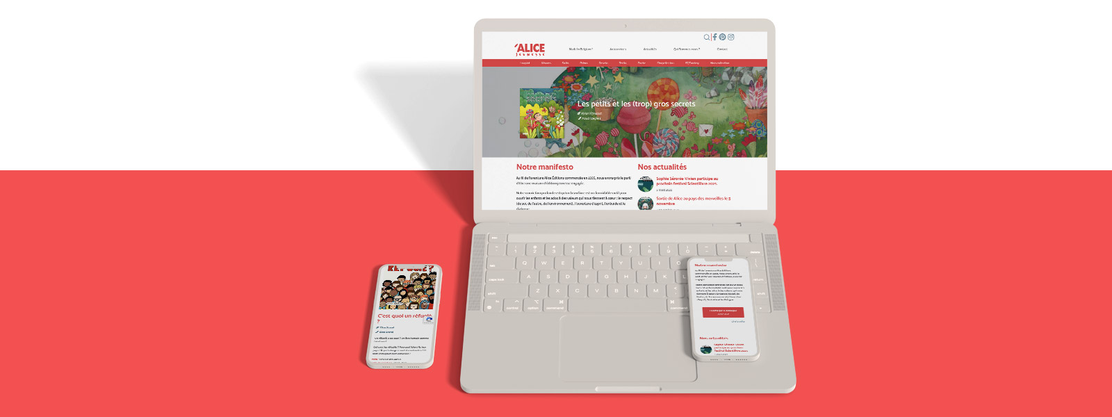 Le nouveau site Alice Jeunesse